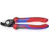 Image de Knipex 95 12 165 Pince coupe-câbles Adapté pour (technique disolation) câbles en alu et en cuivre, à 1 ou plusieurs fils 15 mm 50 mm² 0