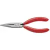 Image de Knipex 25 01 140 pour lélectronique et la mécanique de précision Pince plate à becs ronds droite Acier électrique Vanadium 140 mm