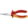 Image de Knipex 25 06 160 VDE Pince plate à becs ronds droite Acier magnétique Chrome-Vanadium 160 mm