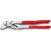Image de Knipex Pince-clé, chromée, 250 mm, pince en continu jusqu'à 52 mm, réglage fin par bouton-poussoir, clé réglable, remplace clés plates, 86 03 250