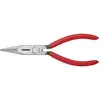 Image de Knipex 25 01 160 pour lélectronique et la mécanique de précision Pince plate à becs ronds droite Acier électrique Vanadium 160 mm