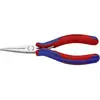Image de Knipex 35 52 145 pour lélectronique et la mécanique de précision Pince à becs plats droite Acier à outils 145 mm