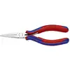 Image de Knipex 35 62 145 pour lélectronique et la mécanique de précision Pince à bouts pointus droite 145 mm