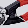 Image de Knipex 95 61 190 Pince coupe-câbles Adapté pour (technique disolation) câbles en alu et en cuivre, à 1 ou plusieurs fils, câbles métalliques semi-rigides 7 mm