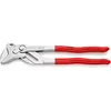 Image de Knipex Pince-clé, chromée, 300 mm, pince en continu jusqu'à 68 mm, réglage fin par bouton-poussoir, clé réglable, remplace clés plates, 86 03 300