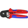 Image de Knipex Pince à sertir auto-ajustable pour embouts de câble avec accès latéral avec poignées multimatières 180 mm, 97 53 14