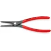 Image de Knipex Pince de précision pour Circlips DIN 5254 A - Arbre:40-100mm - Pointes: 2,3mm; Droites -Longueur : 225 mm - Très Résistante en Usage Continu, Tête de la pince éfillée - 49 11 A3