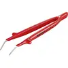 Image de Knipex 92 37 64 Pince brucelle VDE pointue, courbée à 45°, fine 150 mm
