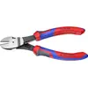 Image de Pince coupante diagonale à forte démultiplication avec facette Knipex 74 12 180 180 mm 1 pc(s)