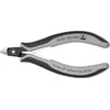 Image de Knipex Pince coupante de côté de précision pour l’électronique ESD avec poignées multimatières 120 mm, 79 02 120 ESD