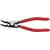 Image de Knipex 46 31 A12 Pince pour circlips Adapté pour (pinces pour circlips) circlips extérieurs 10-25 mm Forme de la panne (détails) coudée45°