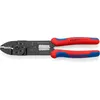 Image de Knipex Pince à sertir, 0,5-6,0 mm², pour connecteurs de câbles et connecteurs mâles, avec fonction dénudage et coupe, multifonctions, 97 22 240