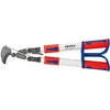 Image de Knipex Coupe-câbles à cliquet avec bras télescopiques avec poignées multimatières 570 mm, 95 32 038