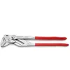Image de Knipex Pince-clé, chromée, 400 mm, pince en continu jusqu'à 85 mm, réglage fin par bouton-poussoir, clé réglable, remplace clés plates, 86 03 400