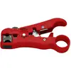 Image de Knipex 16 60 06 SB Dénudeur de câble adapté pour câbles coaxiaux RG59, RG6, RG7, RG11