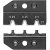 Image de KNIPEX Matrice de sertissage pour connecteur MQS sans articulation à conducteur unique, 97 49 27