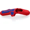 Image de Knipex ErgoStrip Outil universel à dégainer pour droitiers, 135 mm, câbles 3G1,5 > 5G2,5, câbles coaxiaux, de données, pince à dénuder, 16 95 01 SB