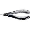 Image de Knipex 34 52 130 ESD antistatique (ESD) Pince plate à becs ronds Acier Chrome-Vanadium pour roulement à billes 130 mm