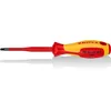 Image de KNIPEX Tournevis (Slim) PlusMinus Pozidriv poignée isolante bi-matière, certifiée VDE 212 mm, 98 25 02 SLS