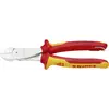 Image de Knipex 74 06 200 T VDE Pince coupante diagonale à forte démultiplication 200 mm