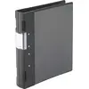 Image de Wedo 05818001 Classeur A4 Ergogrip en plastique avec système 4 anneaux 55 mm (Noir) (Import Allemagne)