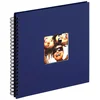 Image de walther design Album Photo Bleu 30 x 30 cm Album Spirale avec découpe de Couverture, Fun SA-110-L