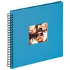 Image de walther design Album Photo Bleu océan 30 x 30 cm Album Spirale avec découpe de Couverture, Fun SA-110-U