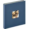Image de walther design album photo bleu 33 x 34 cm Album autocollant avec découpe de couverture, Fun SK-110-L