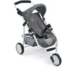 Image de Bayer Chic 2000-61276 - Poussette de poupée Lola - Jogging - Poussette de poupée - Jeans Gris - 70 x 33 x 62 cm