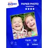 Image de AVERY - 35 feuilles de papier photo 230g/m² brillant format 13x18cm. Impression jet d'encre.