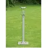 Image de Lampadaire extérieur avec détecteur de mouvements Brilliant York 60 W acier inoxydable 105 cm