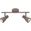Image de BRILLIANT lampe lave spot tube 2 flg cuivre vieilli | 2x R50, E14, 40W, adapté aux lampes à réflecteur (non incluses) | Échelle A ++ à E | Têtes pivotantes