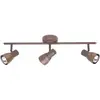 Image de BRILLIANT lampe lave spot tube triple cuivre | 3x R50, E14, 40W, adapté aux lampes à réflecteur (non incluses) | Échelle A ++ à E | Têtes pivotantes