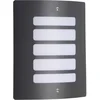 Image de Brilliant 47682/63 Todd Applique Extérieure E27 60 W, Silver (Lot de 4)