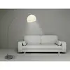 Image de Lampe sur pied E27 Brilliant Vessa 60 W avec interrupteur chrome, blanc