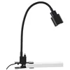 Image de Brilliant LED Klemmleuchte in schwarz mit Flexarm & Kippschalter flexible