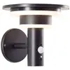 Image de Brilliant Garvina G40405/06 Applique solaire extérieure avec détecteur de mouvement LED 3 W noir