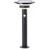 Image de Lampadaire dextérieur solaire avec détecteur de mouvements Brilliant G40406/06 Garvina Module LED LED intégrée 3 W noir