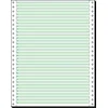 Image de SIGEL 12247 Lot de 2 000 feuilles de papier listing ligné Musique 30,5 cm x 240 mm, 1 partie, 60 g/m², vp, barre verte de 1/6"