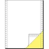 Image de SIGEL - papier listing sans fin, 240 x 12", A4, dupli, 80/57g/m2, copie jaune avec TA, en blanc AC,