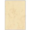 Image de Sigel DP907 Lot de 100 Feuilles de Papier Créatif Marbré A5 Beige, 90 g/m² Double Face