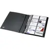 Image de Sigel VZ301 VZ301 Classeur à anneaux pour cartes de visite 400 cartes (l x H x P) 270 x 325 x 53 mm noir (mat) matière plastique