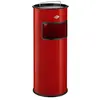 Image de Wesco 150 601-02 Cendrier 30 l avec tamis (Rouge)