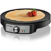 Image de Cloer 6620 Crêpière, pour crêpes sucrées ou salées d'un diamètre de 29 cm, 1200 W, revêtement antiadhésif, avec épandeur de pâte et tourne-crêpes, noir