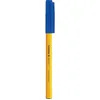 Image de Schneider Tops 505 Schreibgeräte Stylo à bille, avec capuchon, F, corps bleu, couleur: jaune