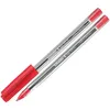 Image de Schneider Top 505 M Lot de 50 Stylos à bille jetables avec capuchon Encre rouge