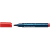 Image de Schneider 133 Marqueur permanent Pointe biseautée Rouge Lot de 10 (Import Royaume Uni)