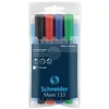 Image de Schneider Maxx 133 Marqueur permanent Bleu Foncé Pochette de 4