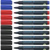Image de Schneider Stylos Marqueurs permanents Maxx 130, rechargeable, 1 3 mm, 10 Box (5 x SCHW., 3 x Rouge, 2 x Bleu)