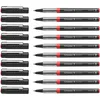 Image de Schneider Xtra 823 Stylo roller Pointe conique en acier inoxydable 0,3 mm/rouge Lot de 10